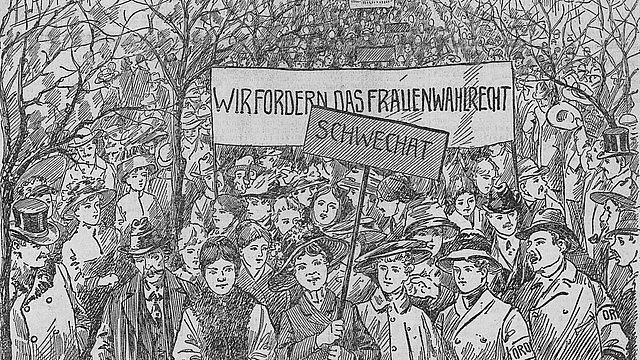 Hart umkämpft: das Frauenwahlrecht in Europa. In Tirol wurde es mit der Gründung der Republik Österreich 1918 eingeführt, in Italien trotz eines ersten, zaghaften Vorstoßes im Jahr 1926 schlussendlich auch erst mit der Gründung der Republik 1946. 