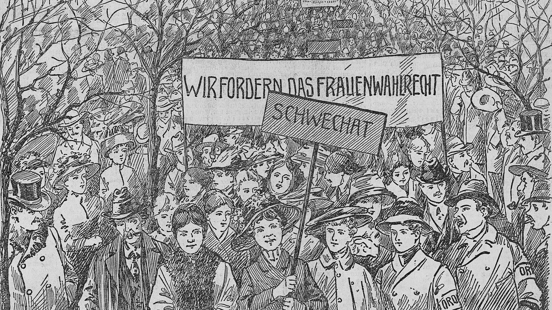 Acceso dibattito: il diritto di voto alle donne in Europa. In Tirolo è stato introdotto con la fondazione della Repubblica d’Austria nel 1918; in Italia, nonostante un primo timido tentativo nel 1926, è stato infine introdotto solo con la fondazione della Repubblica nel 1946.