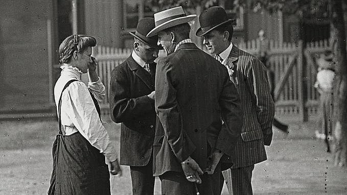 Dienstmädchen mit Galanen in Wien