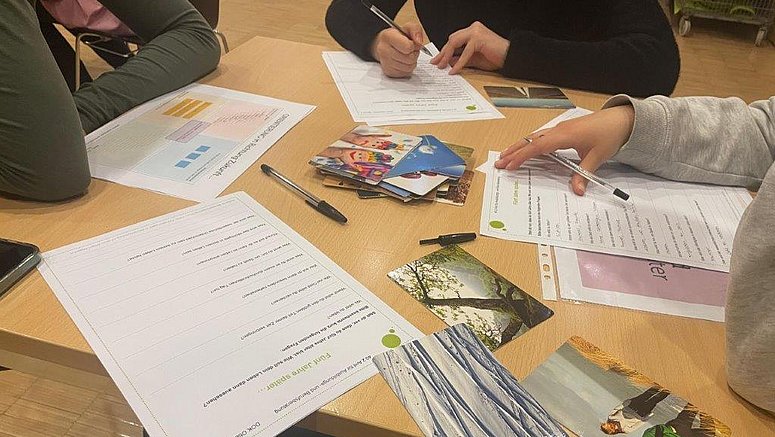 Workshops zu Lebensentwürfen (im Bild) sind Teil der Angebotspalette des Amtes für Ausbildungs- und Berufsberatung