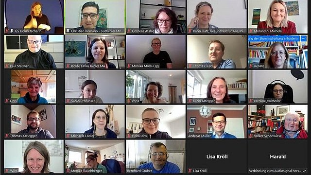 La seduta degli Osservatori in videoconferenza. 