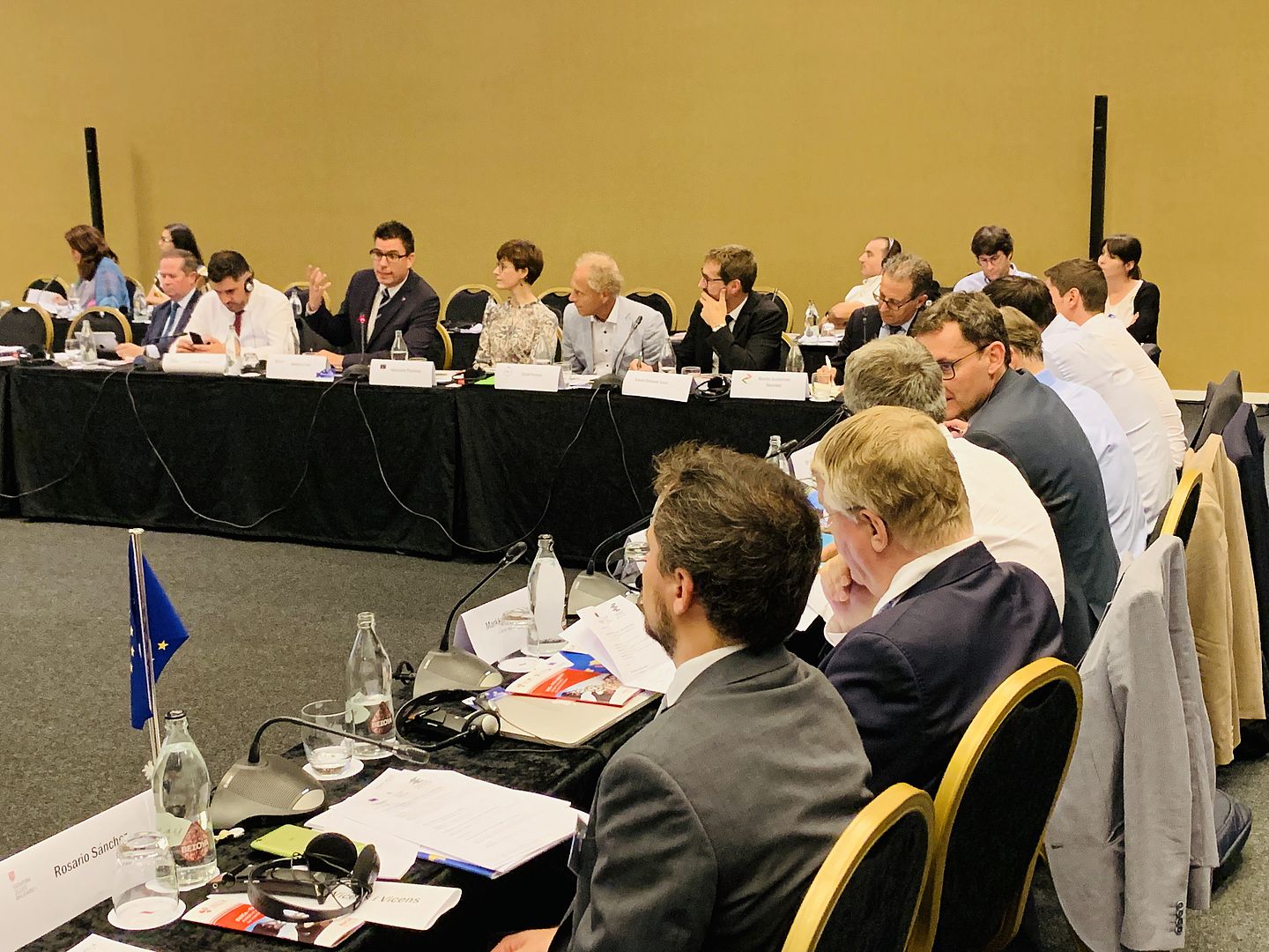 Teilnehmer des EVTZ-Plattformtreffens 2019 während einer Arbeitssitzung.