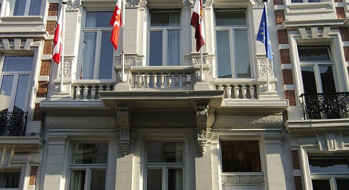 © Außenamt Brüssel Außenansicht des Euregio-Büros in Brüssel