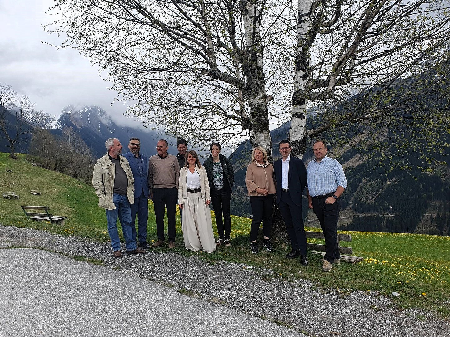 Projektpartner des Tandems "Drei-Länder-Trail"