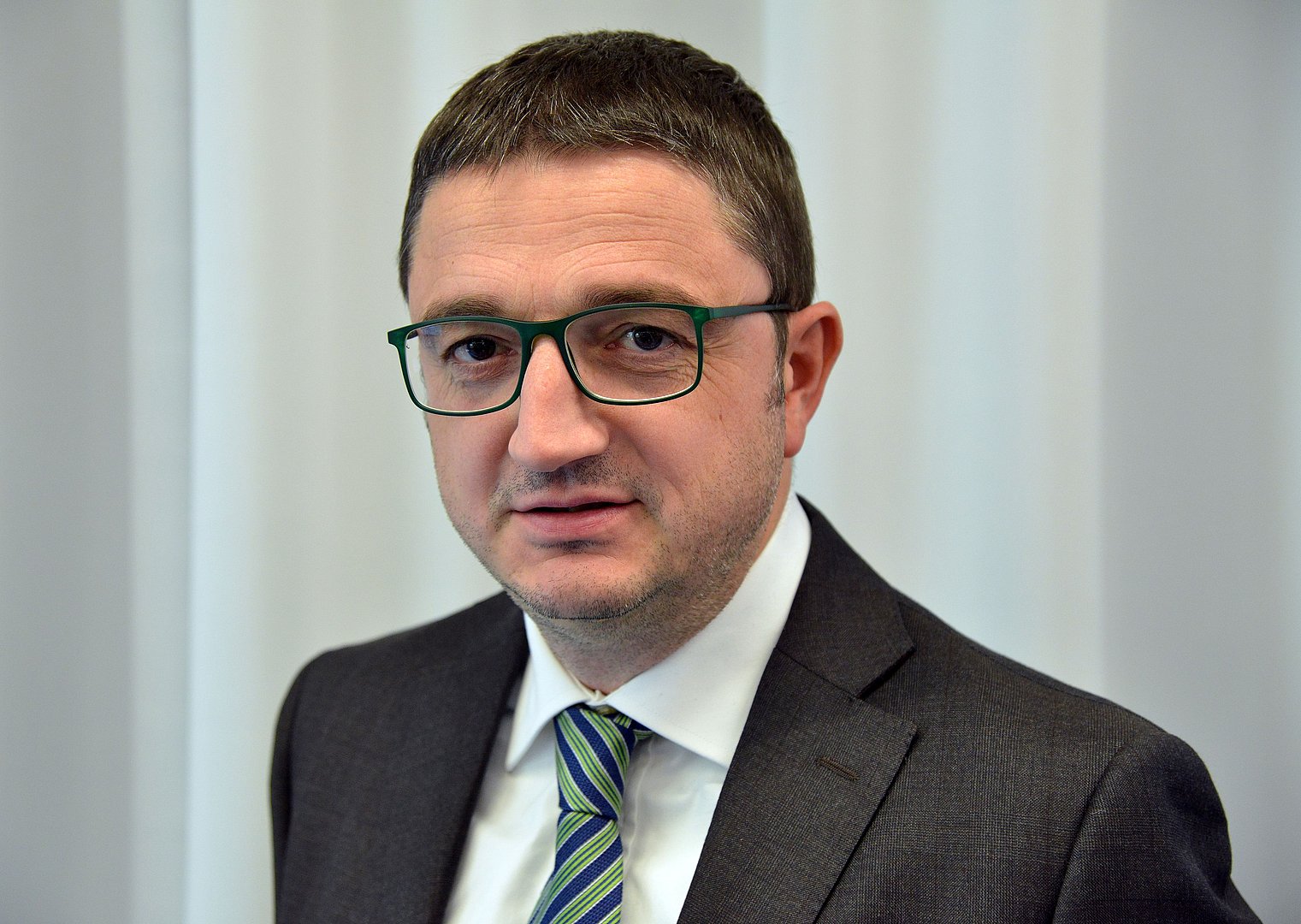 © Euregio/Peter Daldos Porträt Landeshauptmann Trentino, Maurizio Fugatti