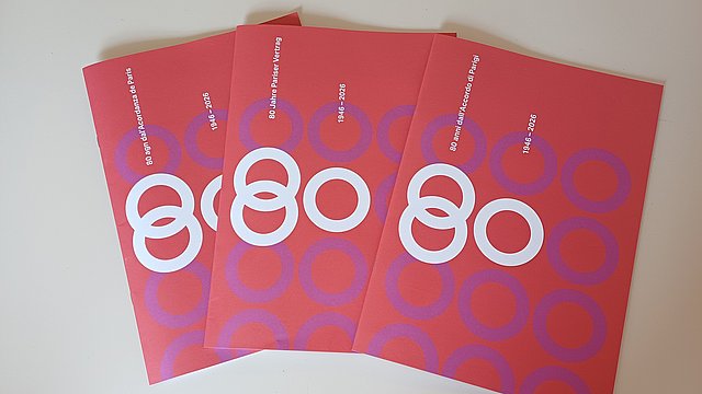 © USP/Maurizio Di Giangiacomo La Provincia autonoma di Bolzano ha voluto dedicare all’80° anniversario dell’Accordo De Gasperi-Gruber una brochure in italiano, tedesco e ladino con diversi, prestigiosi contributi sull'80° anniversario dell'Accordo di Parigi.