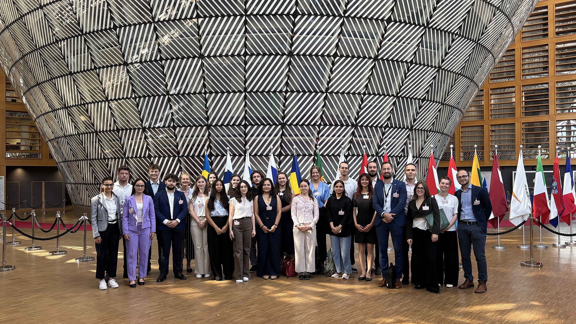 EuregioBrusselsSchool 2026: Visit by 25 Euregio students to the Council of the EU.