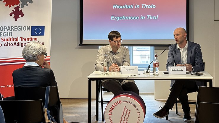 Hanno riferito sui risultati in Tirolo: (da sinistra) Paul Resinger e Nikolaus Janovsky.