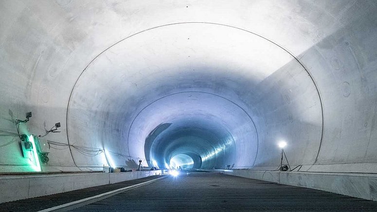 Verbindungstunnel des Brenner Basistunnels