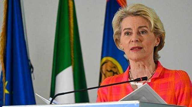 La Presidente Ursula von der Leyen