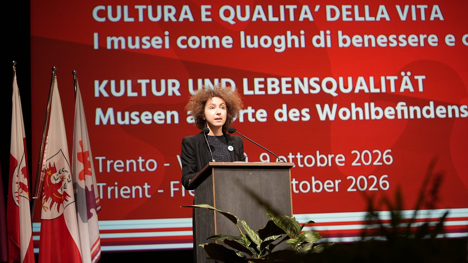 Elisa Bertò del Segretariato generale dell’Euregio ha evidenziato l’importanza di fare rete per gli enti museali.