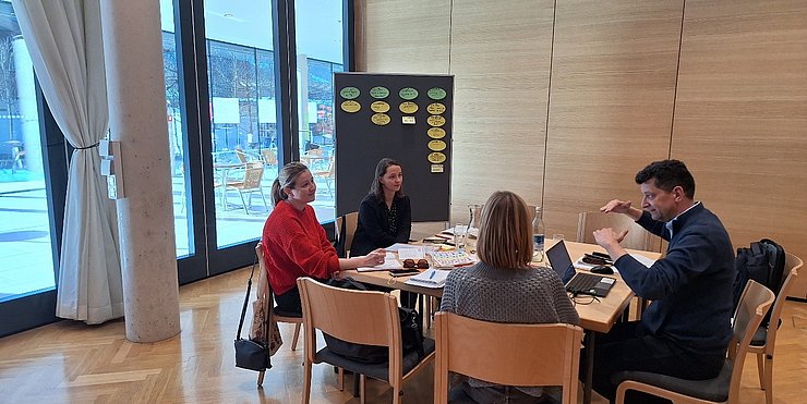 Partner del tandem di progetto "Sviluppo personale" si confrontano