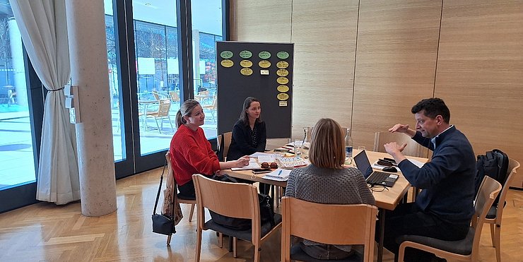 Projektpartner des Tandems "Personalentwicklung" tauschen sich aus