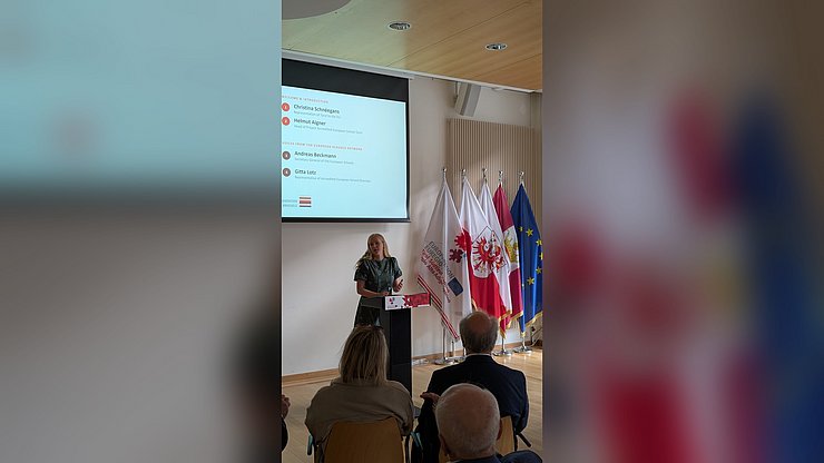 © Euregio Christina Schnéegans, Vertreterin des Land Tirols