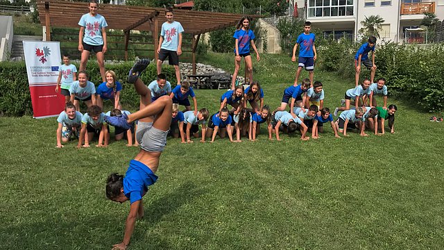 © Euregio/Armin Gluderer Euregio Sport Camp 2018 alla Scuola superiore sportiva "Claudia de Medici" a Malles in Val Venosta