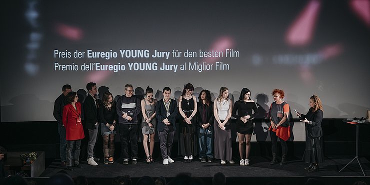 Die EuregioYoungJury bei der Preisvergabe im letzten Jahr