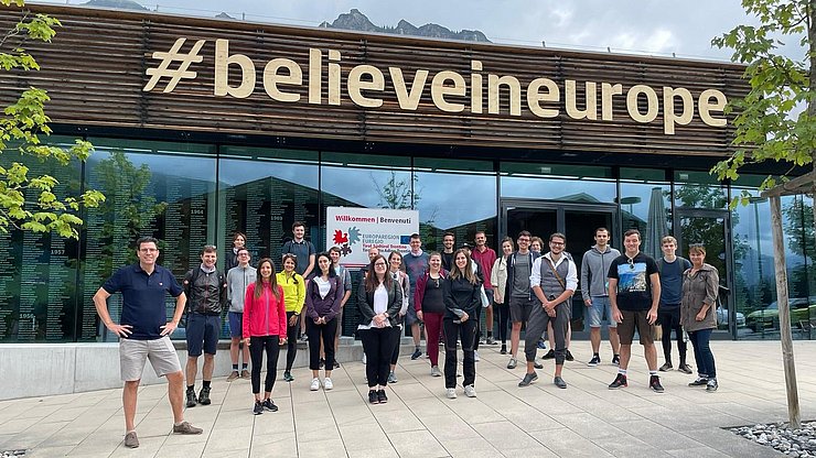Teilnehmende der Euregio-Akademie 2021 in Alpbach