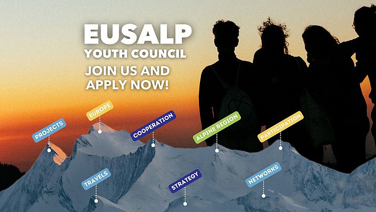 Der EUSALP-Jugendrat sucht wieder engagierte Personen zwischen 18 und 29 Jahren aus den Alpenländern.