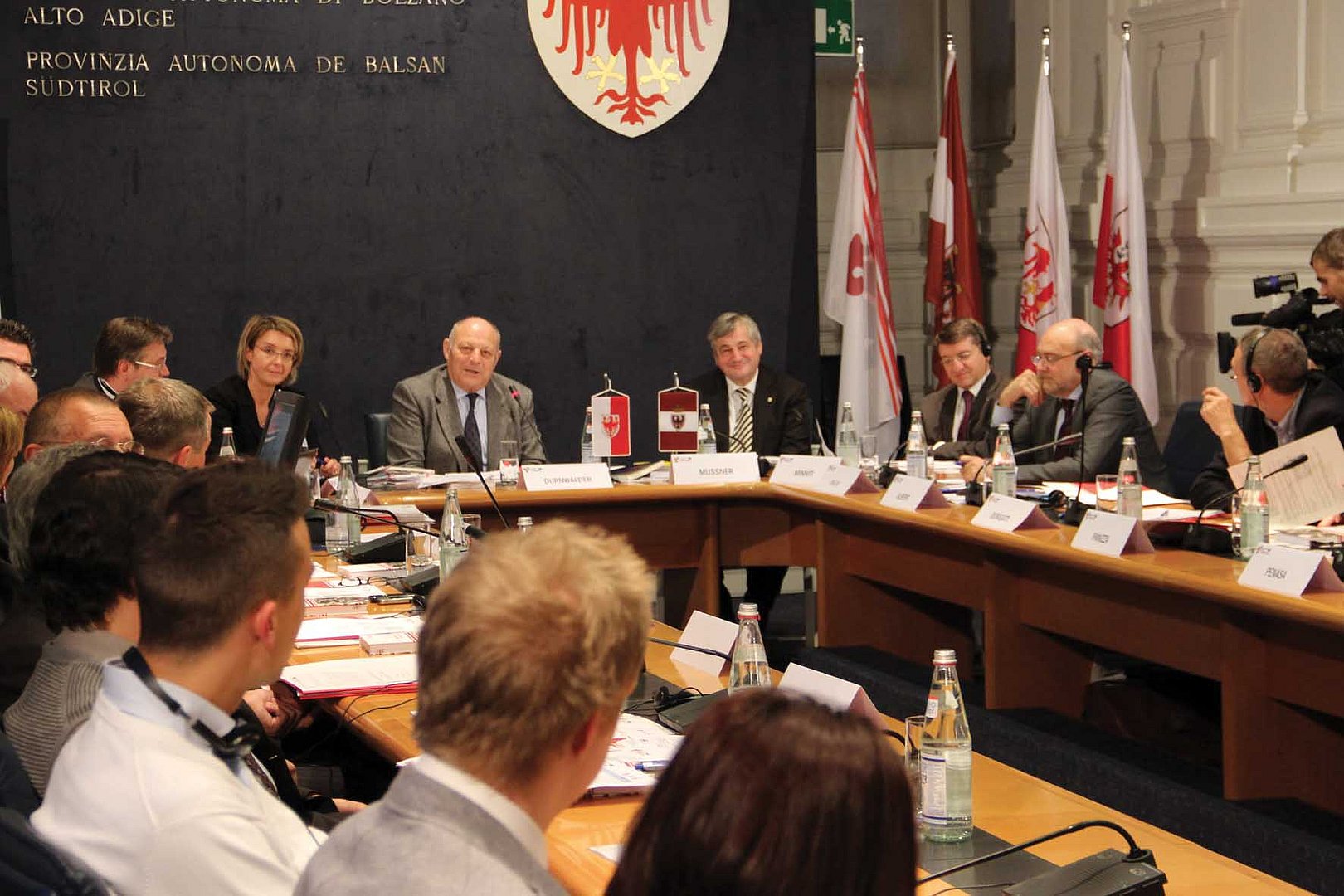 © LPA 4. Sitzung des Euregio-Vorstandes am 20. November 2012 im Landhaus 1 in Bozen