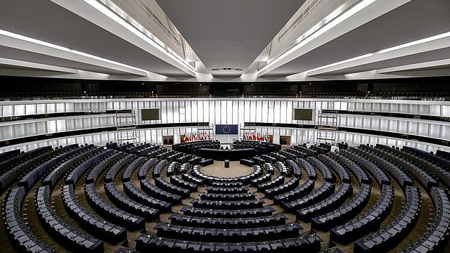Sala plenaria del Parlamento europeo