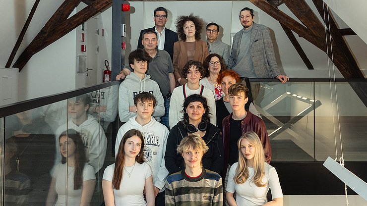 Rosario Multari Empfang für die EuregioYoungJury 2026 im Waaghaus in Bozen