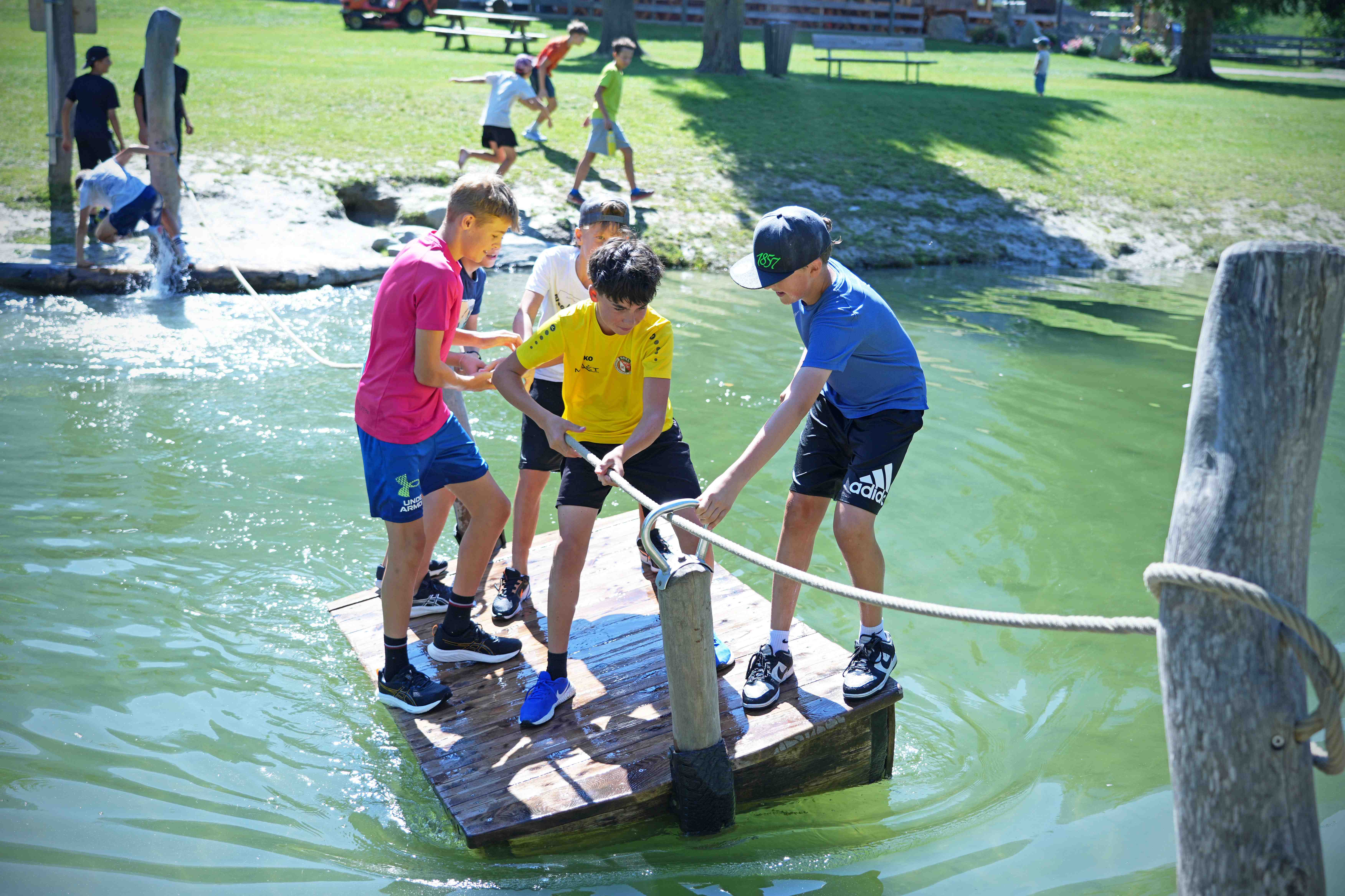 Ein Ziel des EuregioSportCamps: Spielen und Spaß verbindet über Grenzen hinweg.