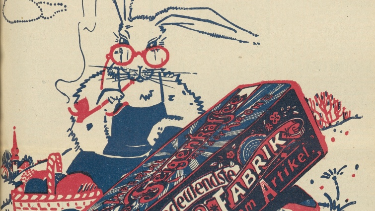 Il coniglio di Pasqua promuove il caffè di fichi