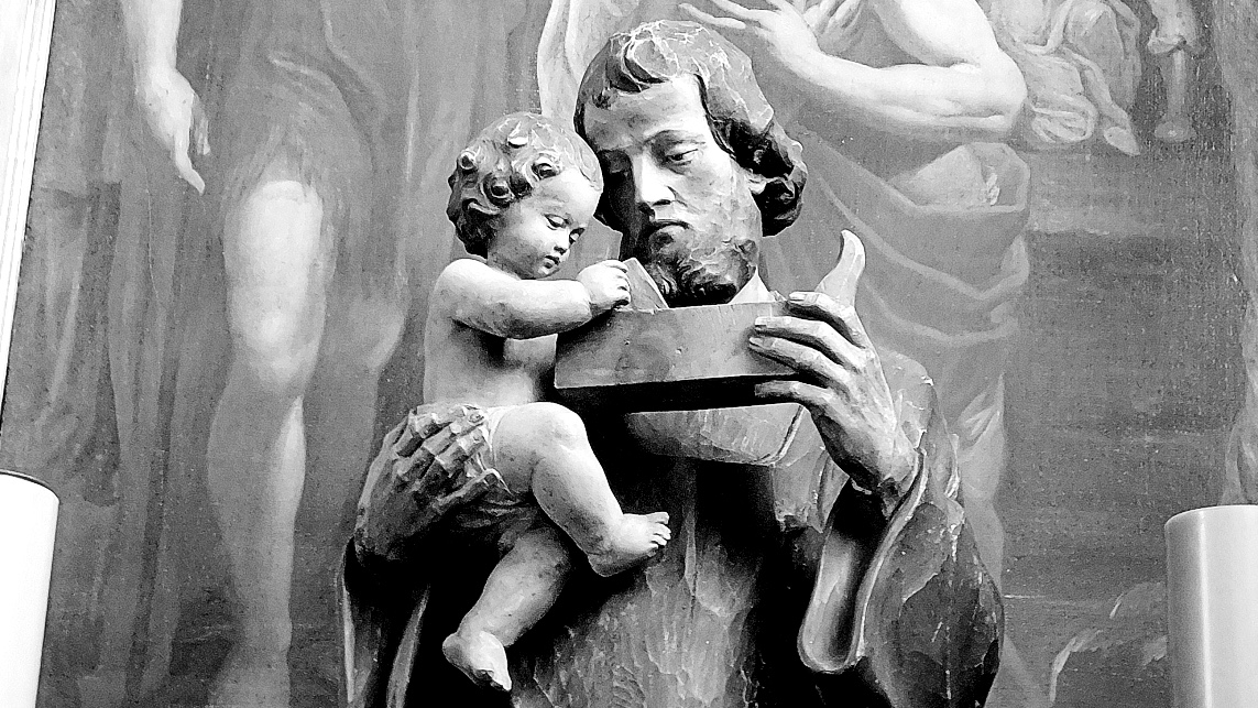 Statua di San Giuseppe a Oberndorf in Tirol