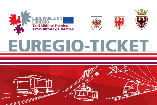 © Euregio Grafik Euregio-Ticket 2025 (Vorderseite)