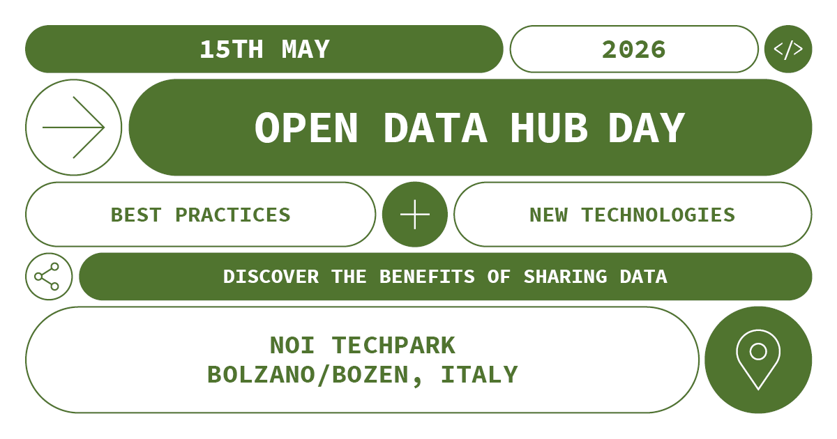 Logo bzw. Einladungsgrafik für den Open Data Hub Day 2026